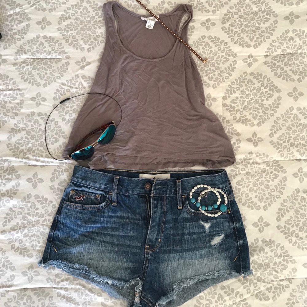 Hollister denim shorts